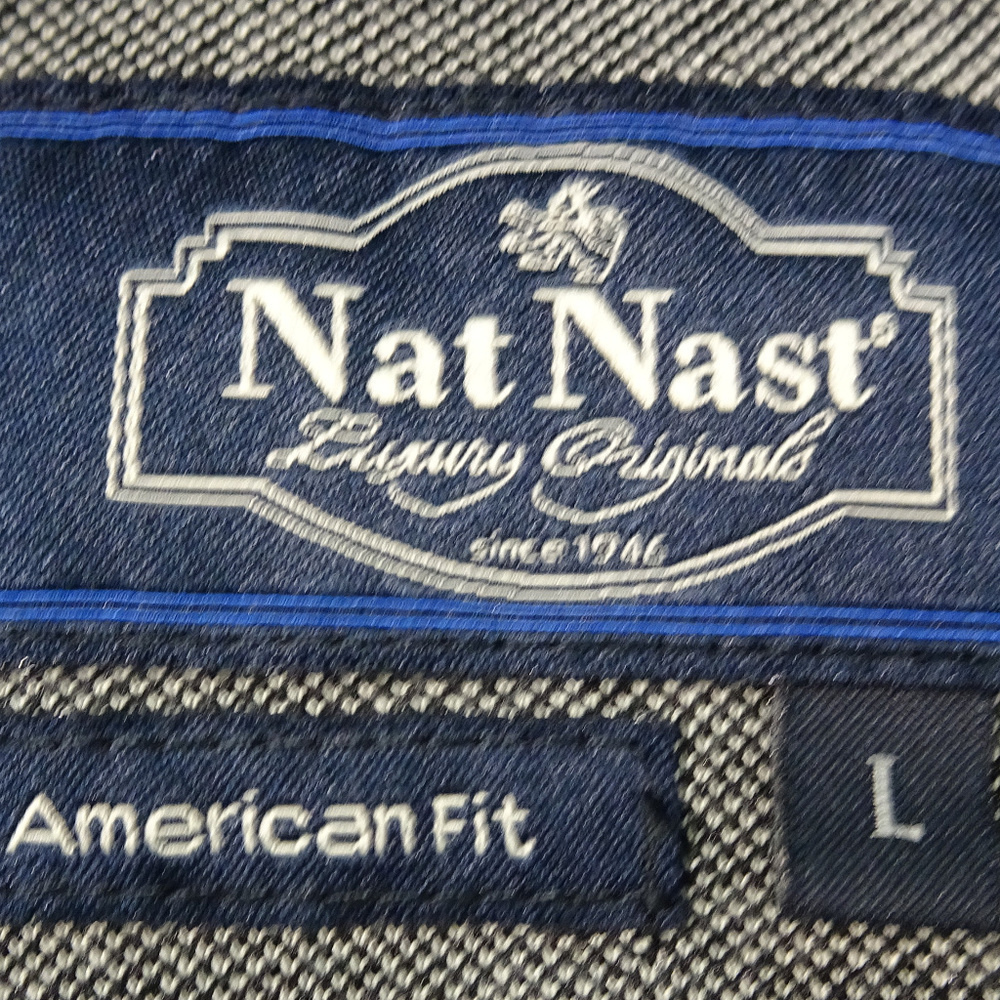 Nat Nast American Fit Gray Polo Size Large - Picture 6 of 7
